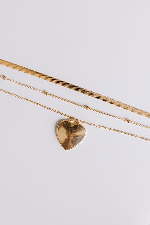 Ultimate Cherished Love Gold Layered Necklace