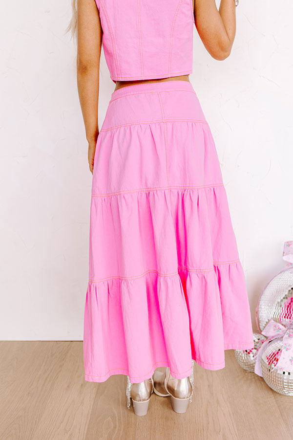 Ultimate Lady Luck High Waist Denim Skirt