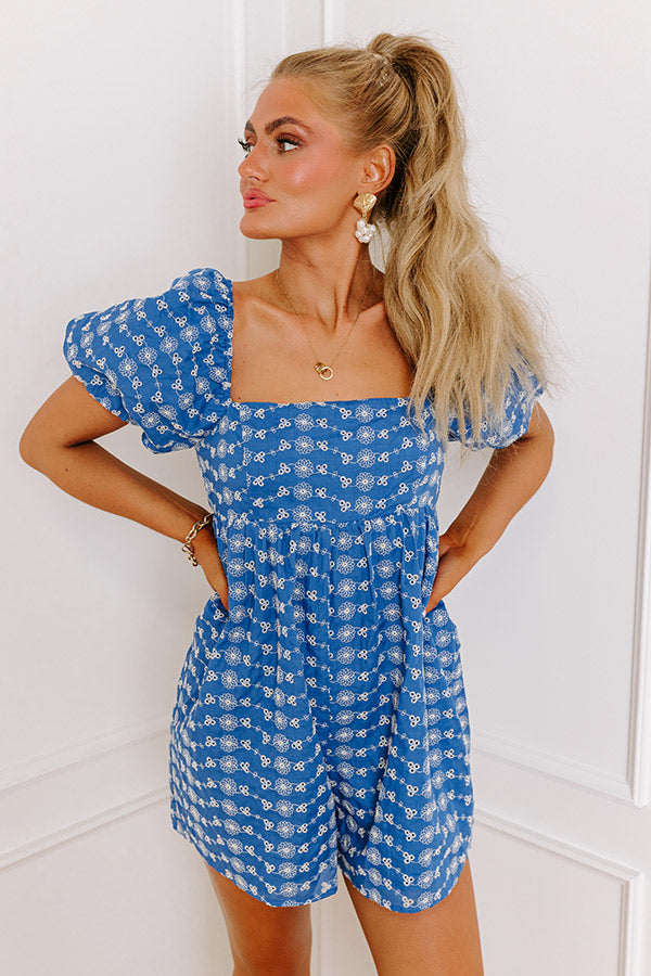 Premium Floral Embroidered Romper - Ultimate Summer Style