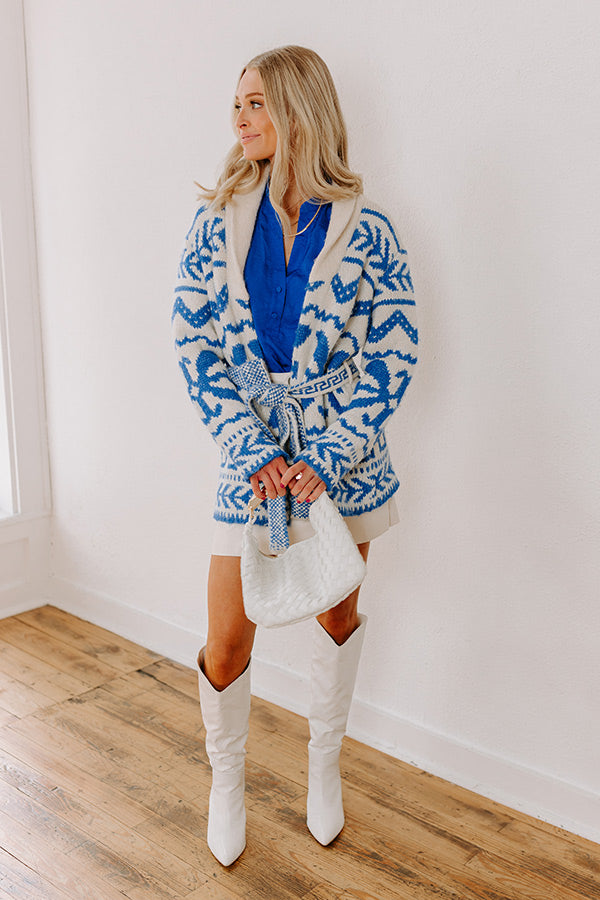 Premium Cozy Knit Cardigan - Ultimate Comfort in Blue