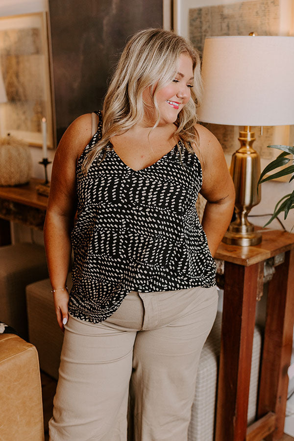 Premium Plus Size Feel The Beat Shift Tank – Ultimate Comfort & Style