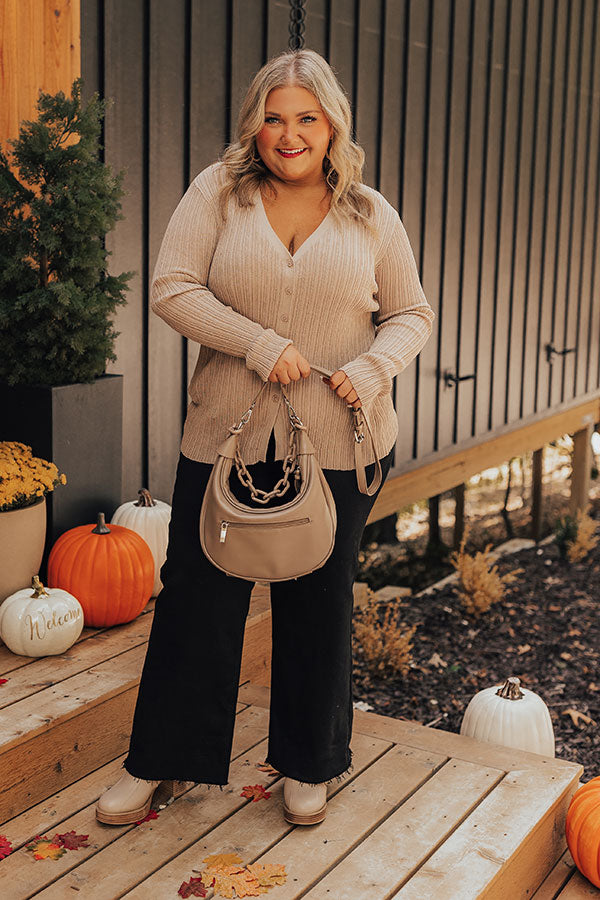Premium Mocha Ribbed Cardigan - Ultimate Style Upgrade