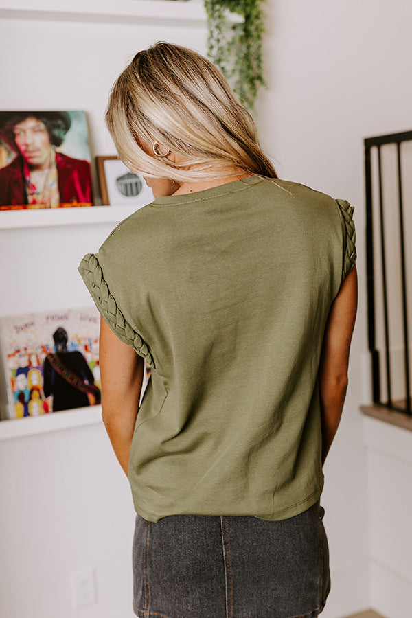 Premium Olive Casual Shift Top - Ultimate Style Upgrade
