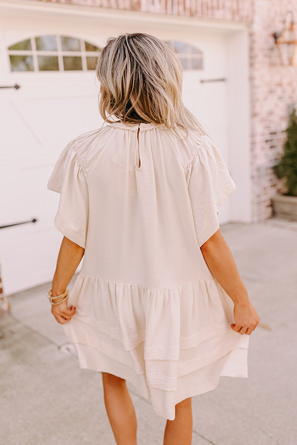 Ultimate Southern Sweetheart Shift Dress - Cream