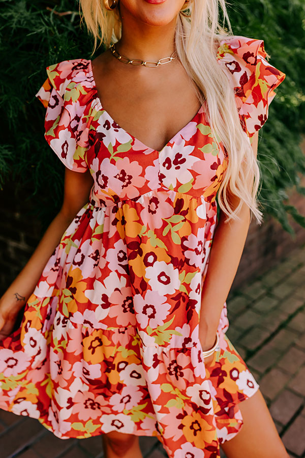 Premium Sweet Anticipation Floral Babydoll Dress