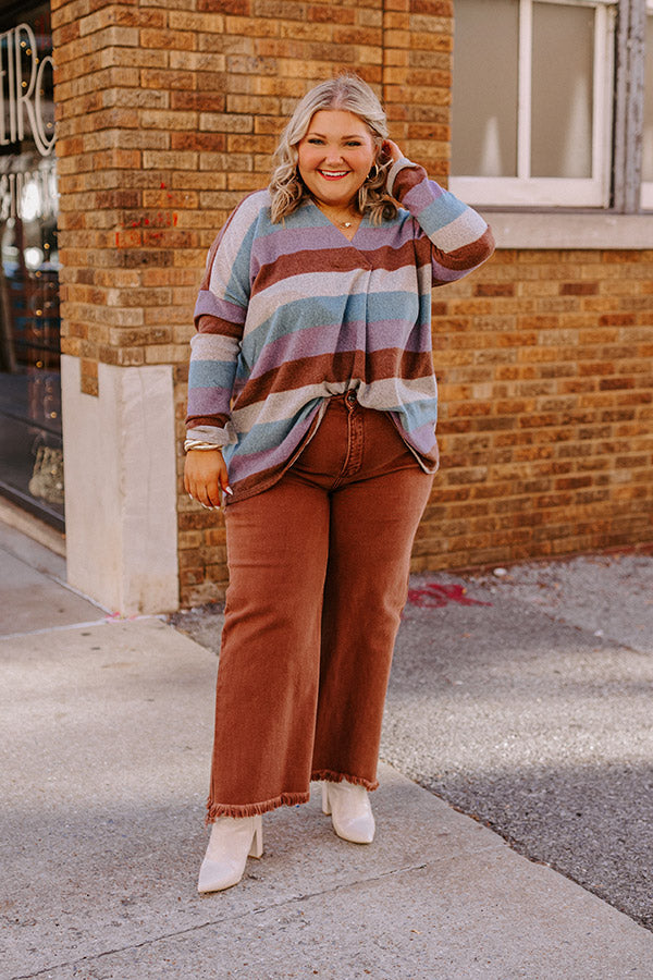 Ultimate Comfort Striped Shift Top for Effortless Style