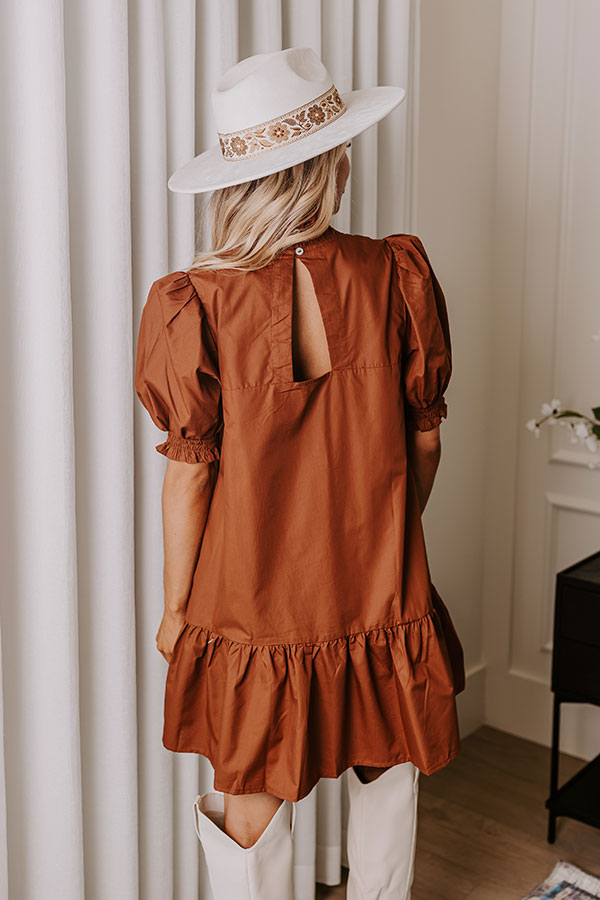 Charming Ruffle Mini Dress for Social Gatherings