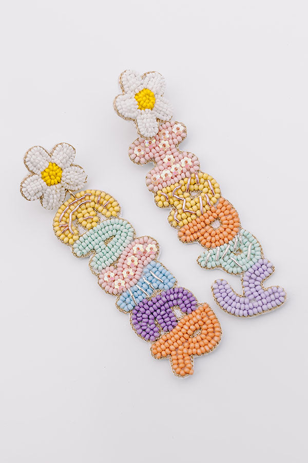 Premium Easter Beaded Earrings - Ultimate Spring Style