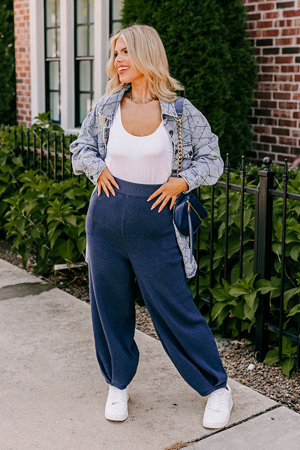 Premium High-Waist Knit Pants - Ultimate Comfort & Style