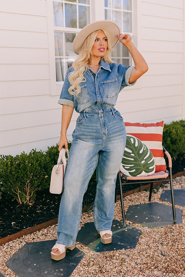 Premium Judy Blue Lyla Denim Jumpsuit for Curves - Ultimate Style Upgrade