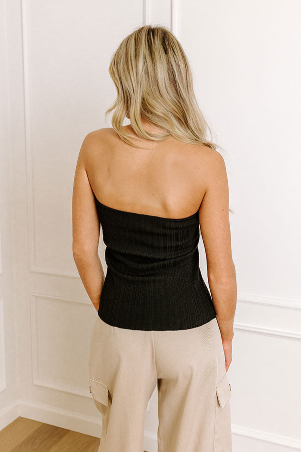 Ultimate Classic Black Knit Top - Timeless Wardrobe Essential