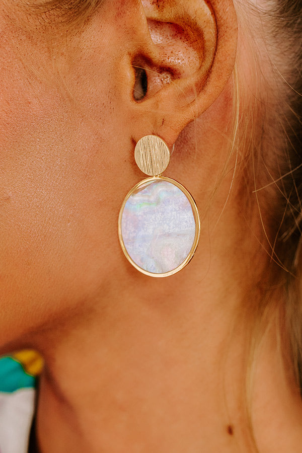 Ultimate Subtle Charmer Earrings - Premium Iridescent Discs