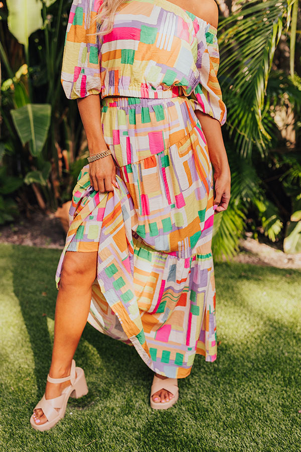 Ultimate Sandy Shore Maxi Skirt - Vibrant & Flowy