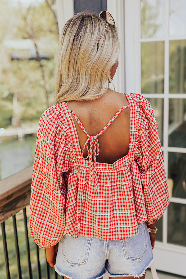 Ultimate Chic Gingham Blouse: Effortless Style & Comfort