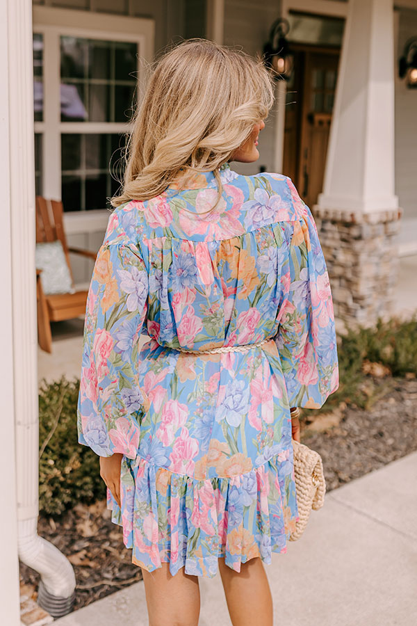 Ultimate Petal Palette Floral Dress - Premium Chiffon Style