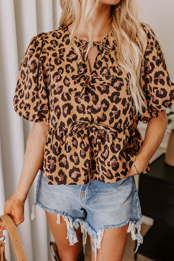 Ultimate Leopard Love Shift Top - Chic & Versatile