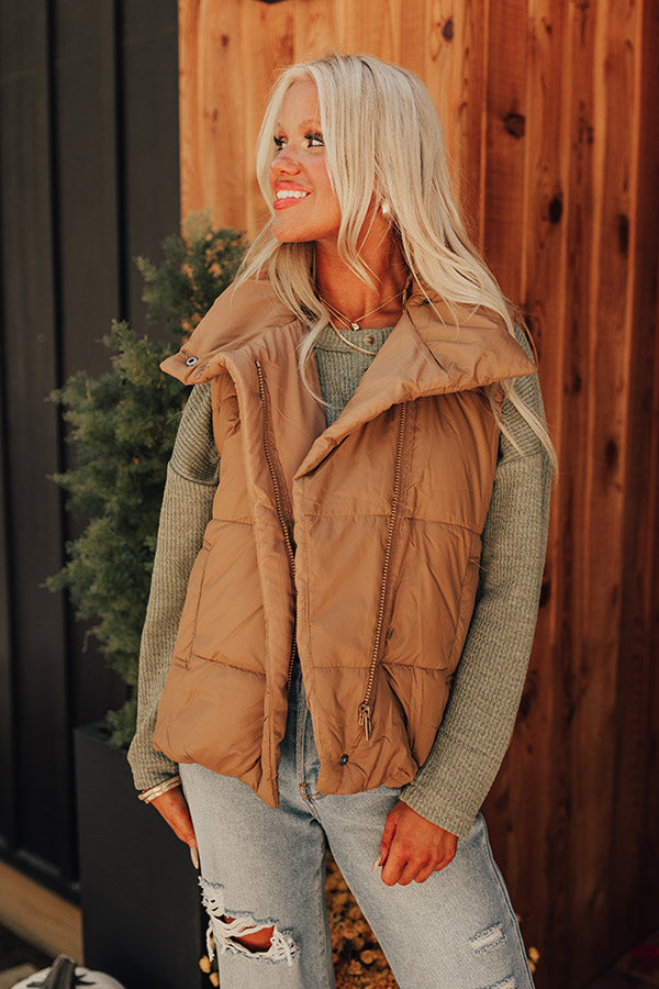 Premium Campfire Cozy Puffer Vest - Ultimate Outdoor Comfort