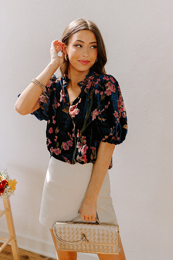 Ultimate Velvet Burnout Top for Dreamy Evenings