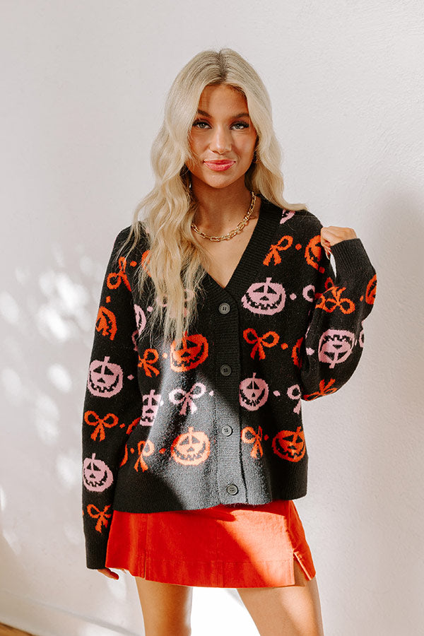Premium Halloween Knit Cardigan - Ultimate Cozy Style