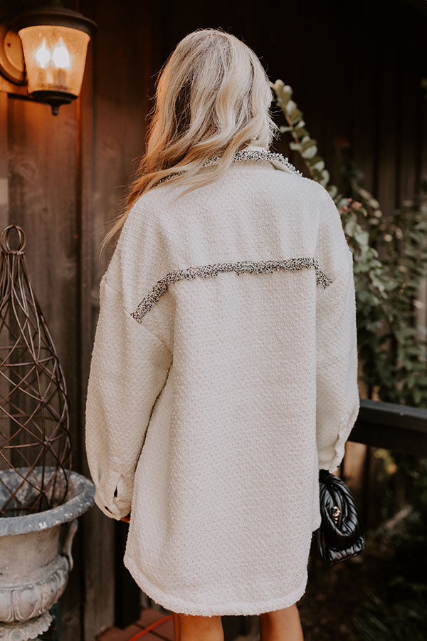 Premium Comfy Glam Tweed Jacket - Ultimate Style & Comfort