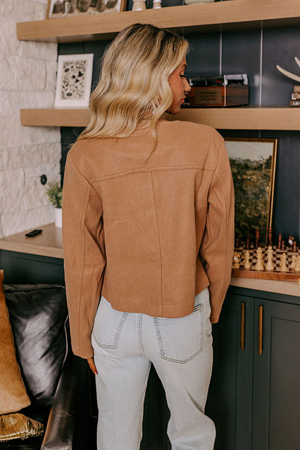 Premium Uptown Chic Jacket in Camel - Timeless Style & Comfort