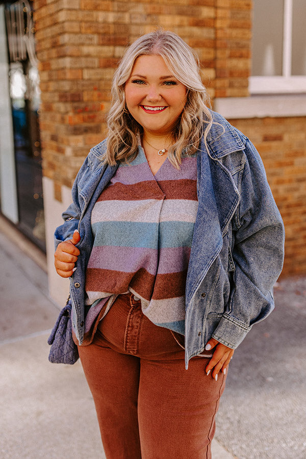 Ultimate Comfort Striped Shift Top for Effortless Style