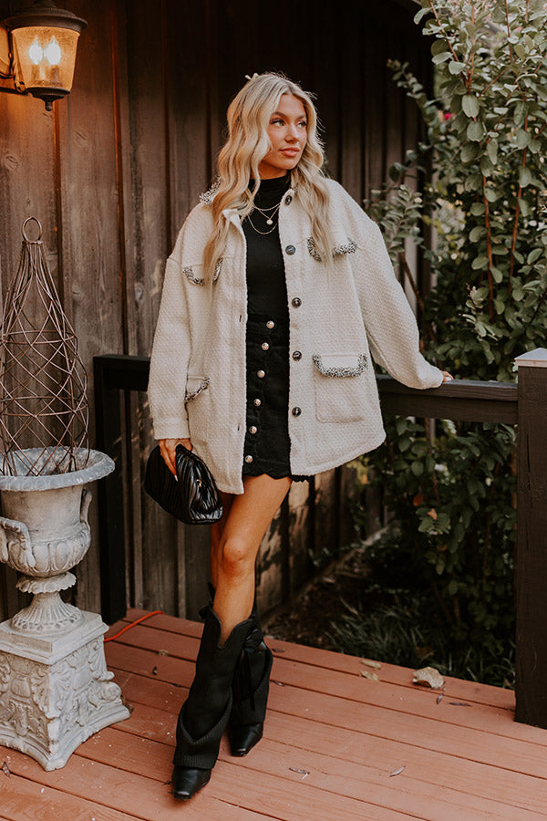 Premium Comfy Glam Tweed Jacket - Ultimate Style & Comfort