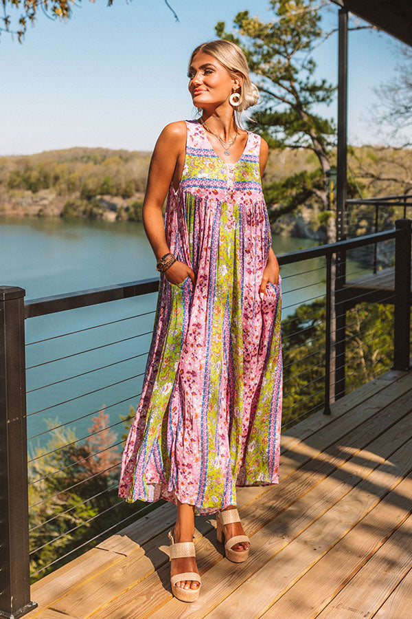 Premium Boho Chic Floral Jumpsuit