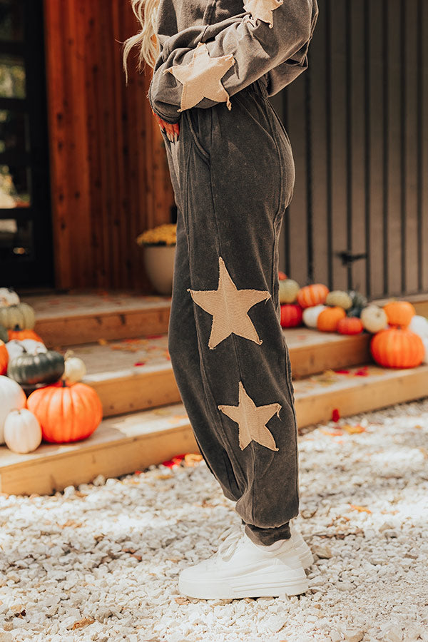 Ultimate Vintage Star Joggers - High Waist Cozy Fit