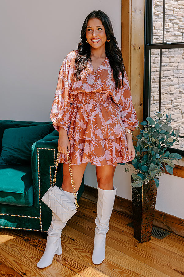 Ultimate Boho Floral Mini Dress - Flirtatious & Flowy