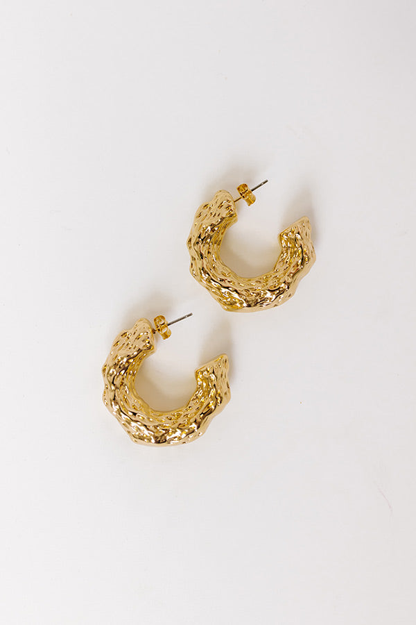 Premium Glow Hoop Earrings - Ultimate Shine Design