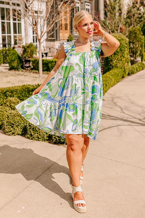 Premium Kelly Green Mini Dress – Ultimate Summer Style