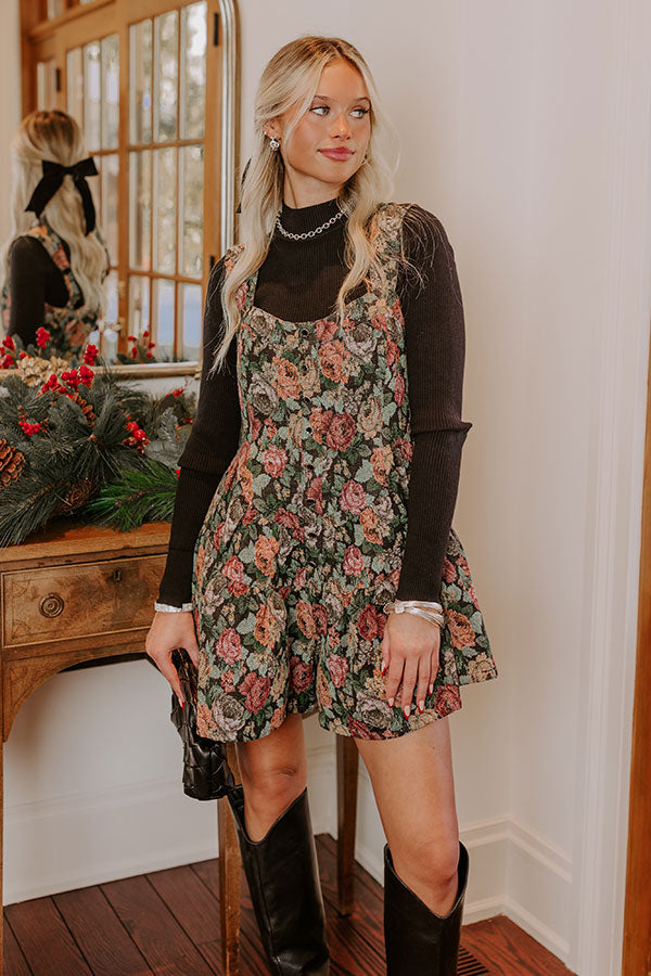 Premium Floral Print Romper - Block Party Cutie Collection