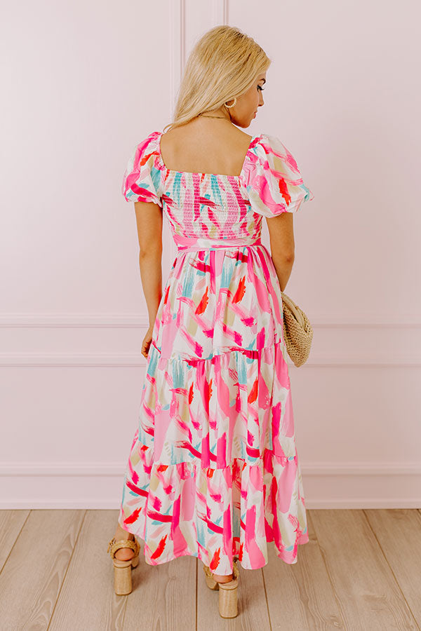 Ultimate Brighter Days Smocked Midi Dress