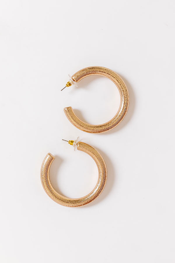 Ultimate NYC Style Hoop Earrings in Premium Gold