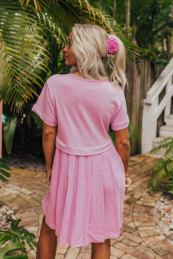 Ultimate Blush Mini Dress - Effortless Elegance