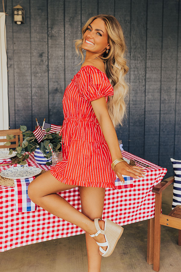 Premium Sparkle & Stripe Romper - Ultimate Summer Style