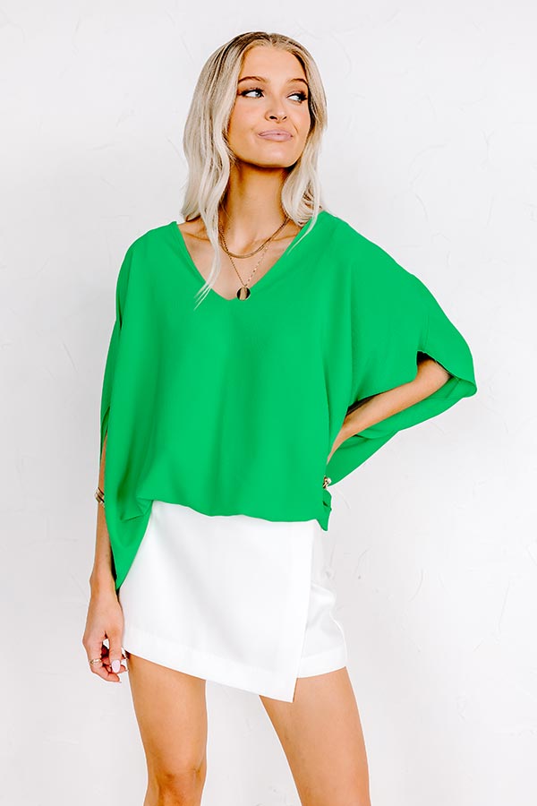 Premium Kelly Green Muse Top - Ultimate Style & Comfort