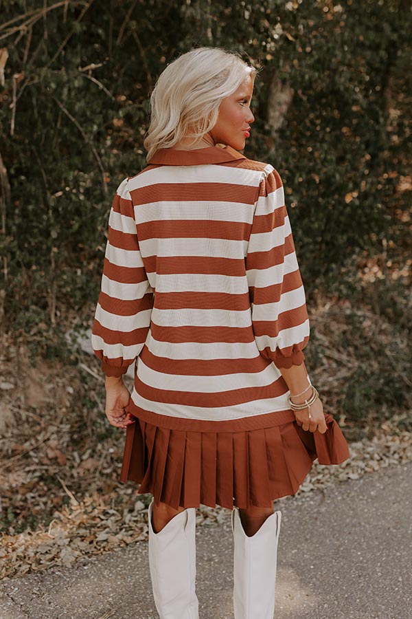 Ultimate Country Club Moment Stripe Mini Dress