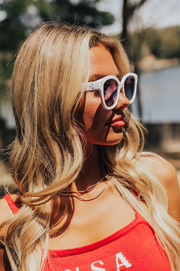 Ultimate Patio Party Sunnies - White Edition