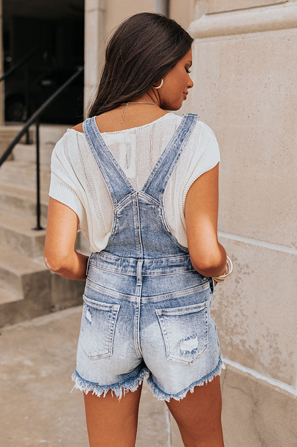 Premium Zoe Distressed Denim Overalls - Ultimate Comfort & Style
