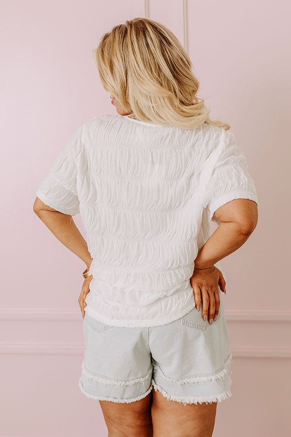 Premium Crinkle Texture Shift Top - Ultimate Style & Comfort