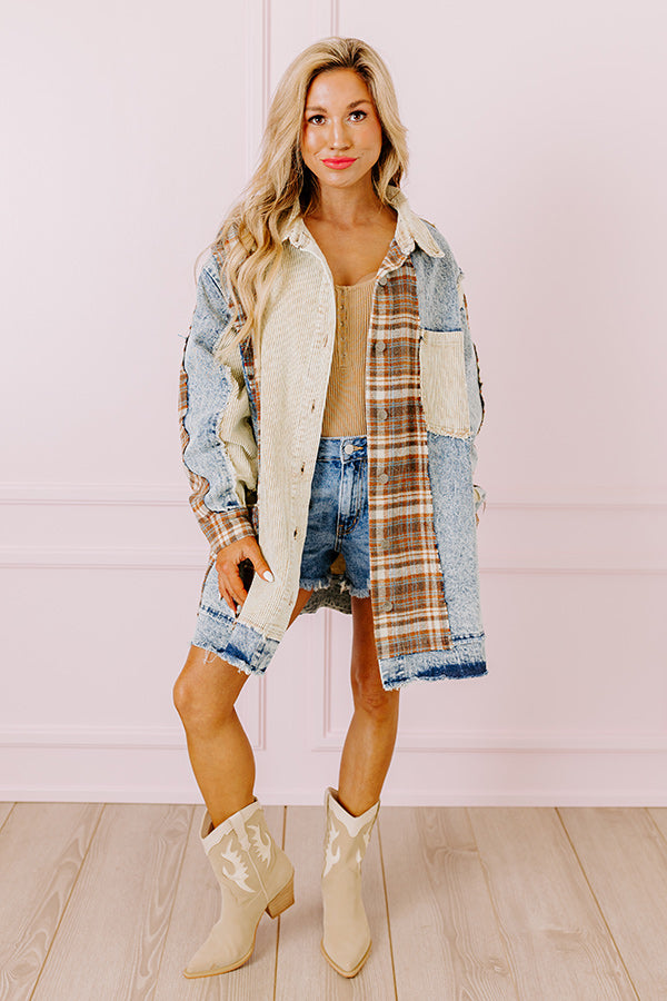 Premium Fall Plaid Jacket - Ultimate Layering Essential