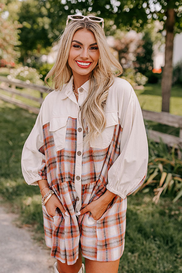 Ultimate Fall Harvest Plaid Mini Dress | Premium Style & Comfort