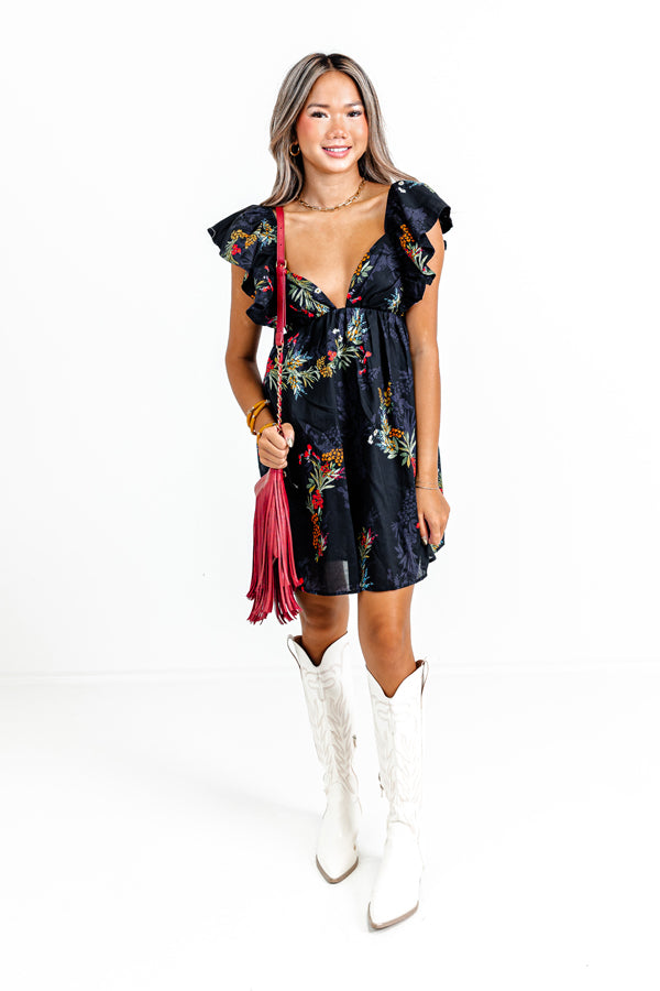 Premium Catalina Cruise Floral Mini Dress