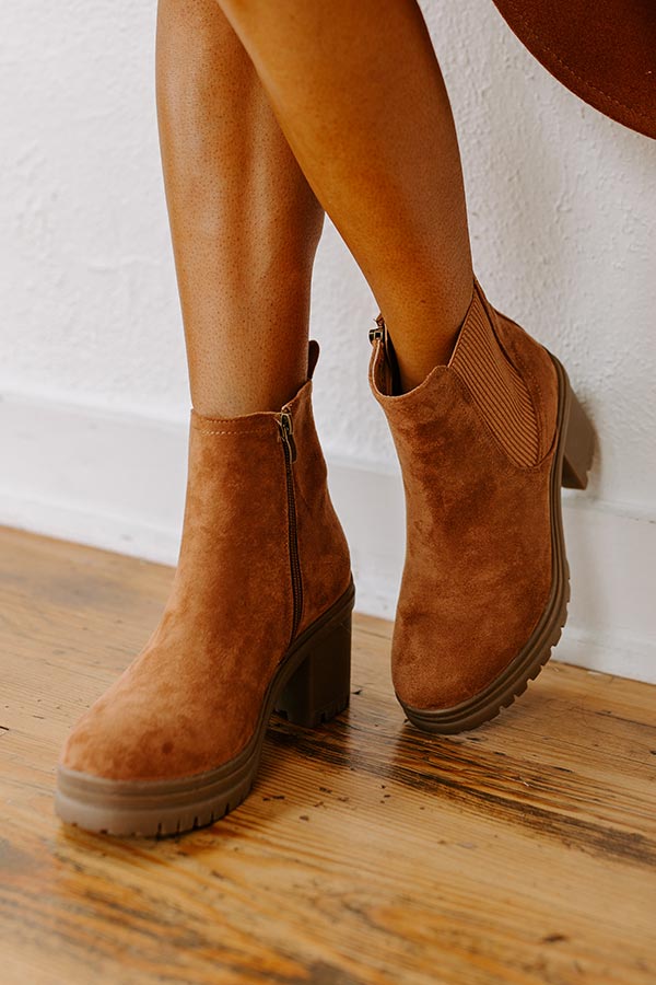 Premium Trust Issues Faux Suede Bootie - Ultimate Comfort & Style