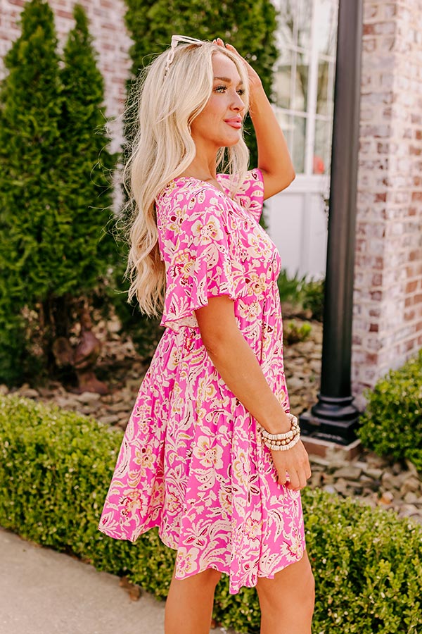 Premium Summer Floral Mini Dress - Ultimate Getaway Style