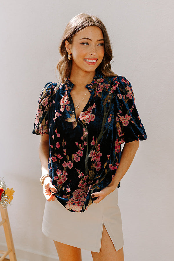 Ultimate Velvet Burnout Top for Dreamy Evenings
