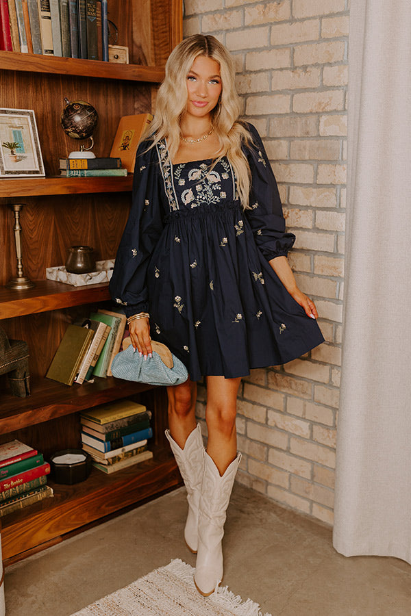 Ultimate Boho Dreams Embroidered Mini Dress