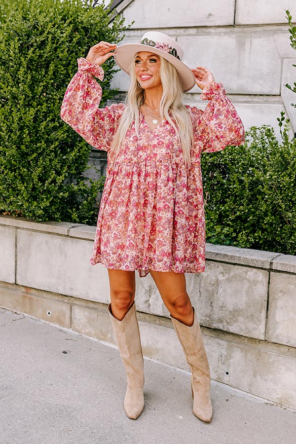 Premium Boho Bliss Mini Dress - Fall Edition